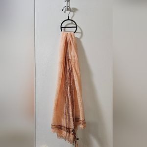 😍 Faliero Sarti Giuliana 100% Cotton Scarf With Fringe